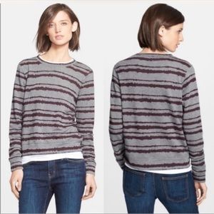 NWT A.L.C. Conlo striped pull over sweatshirt xs